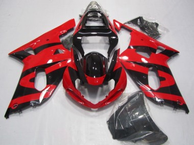 Suzuki GSXR 750 K1 K2 K3 2001-2003 - Negro Rojo