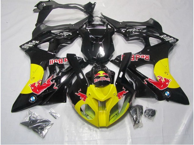 BMW S1000RR 2009-2014 - Amarillo Negro RedBull