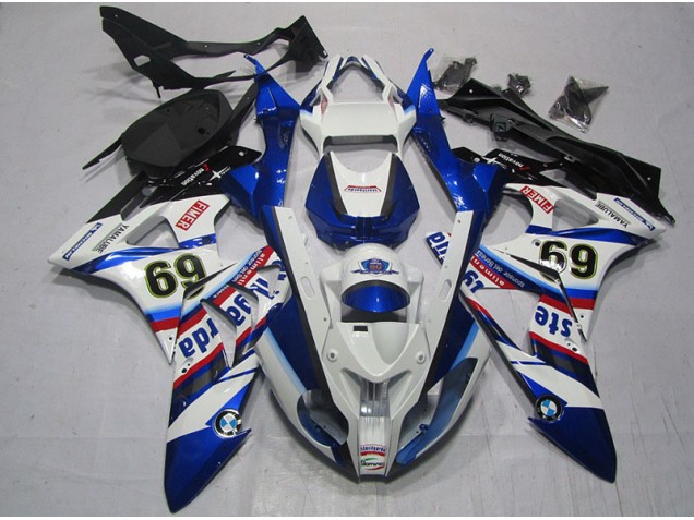 BMW S1000RR 2009-2014 - Blanco Azul Sterilgarda 69