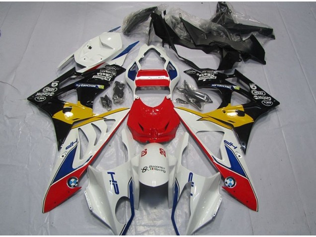 BMW S1000RR 2009-2014 - Rojo Blanco Amarillo