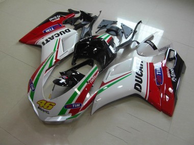 Ducati 1098 2007-2014 - Blanco Rojo 46