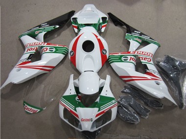 Honda CBR 1000 RR 2006-2007 - Blanco Verde Rojo Castrol