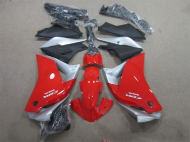 Honda CBR 125 R 2011-2013 - Rojo Plata Negro