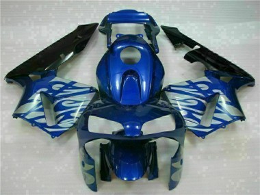 Honda CBR 600 RR 2003-2004 - Azul con Plata Llama