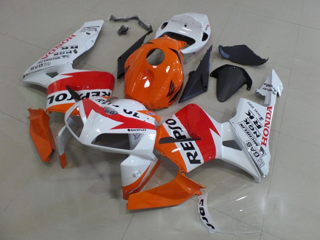 Honda CBR 600 RR 2005-2006 - Naranja Blanco Repsol