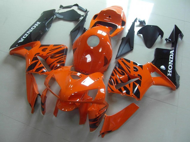 Honda CBR 600 RR 2005-2006 - Naranja Negro Llama