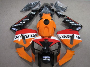 Honda CBR 600 RR 2005-2006 - Naranja Rojo Negro Repsol