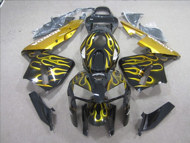 Honda CBR 600 RR 2005-2006 - Negro Amarillo Llama