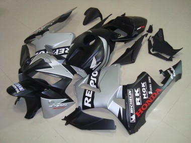 Honda CBR 600 RR 2005-2006 - Negro Mate Plata Repsol