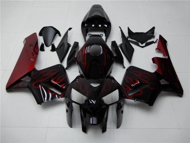 Honda CBR 600 RR 2005-2006 - Rojo Llama Negro