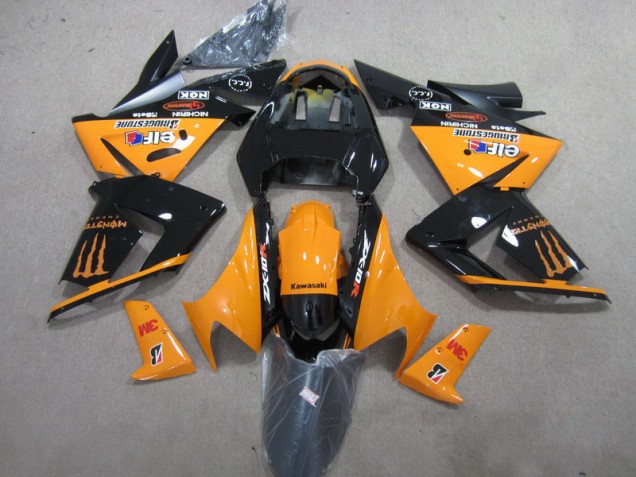 Kawasaki ZX10R 2003-2005 - Negro Naranja 3M Monster