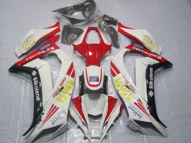 Kawasaki ZX10R 2011-2015 - Blanco Rojo Silkolene