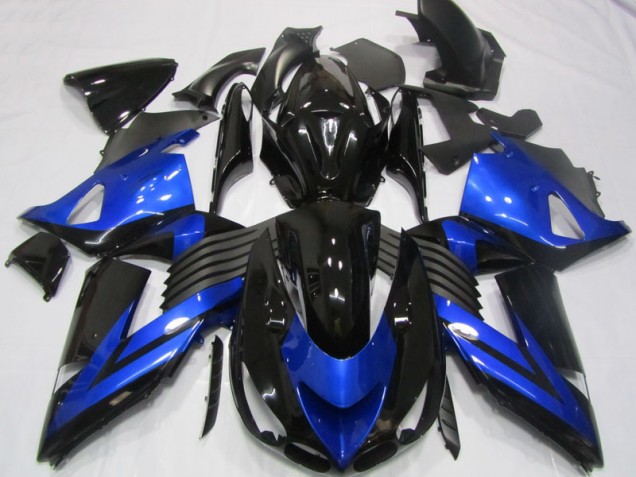 Kawasaki ZX14R ZZR 1400 2006-2011 - Azul Negro