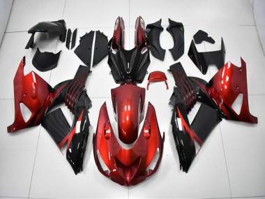 Kawasaki ZX14R ZZR 1400 2006-2011 - Rojo Negro