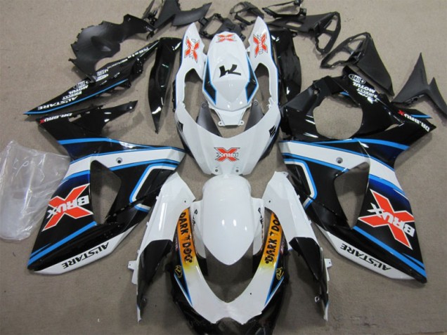 Suzuki GSXR 1000 K9 2009-2016 - Blanco Azul Brux Oscuro Dog