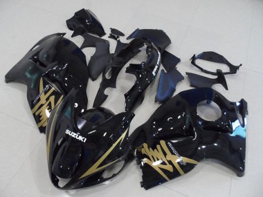 Suzuki GSXR 1300 Hayabusa 1996-2007 - Negro Oro Calcomanías