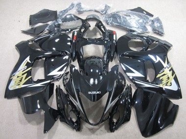 Suzuki GSXR 1300 Hayabusa 2008-2019 - Negro Oro Calcomanías