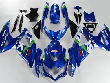 Suzuki GSXR 600 / 750 K8 2008-2010 - Azul Blanco Verde