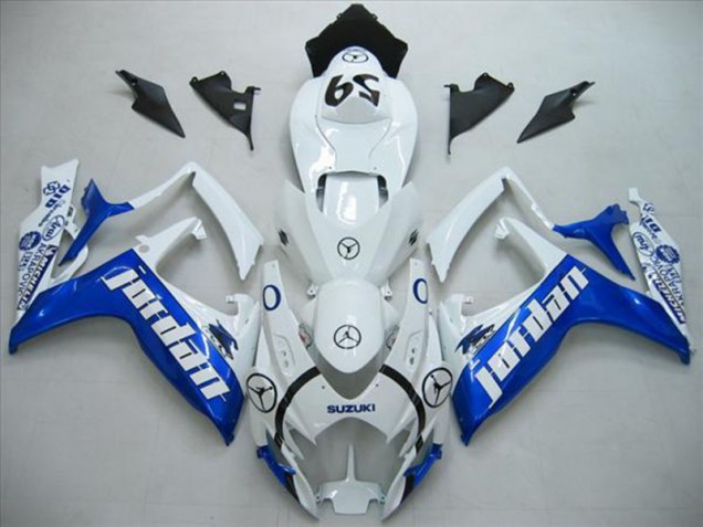 Suzuki GSXR 600 K6 2006-2007 - Blanco Azul Jordan