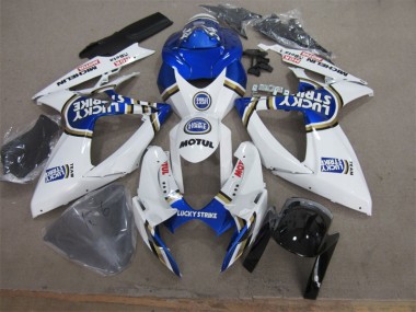 Suzuki GSXR 600 K6 2006-2007 - Blanco Azul Lucky Strike Motul