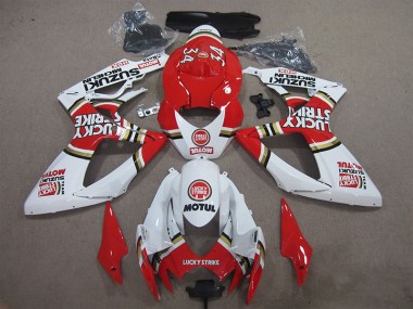 Suzuki GSXR 600 K6 2006-2007 - Rojo Blanco Lucky Strike Motul