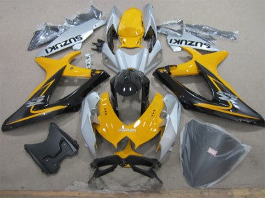 Suzuki GSXR 600 K8 2008-2010 - Amarillo Blanco Negro