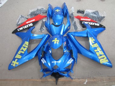 Suzuki GSXR 600 K8 2008-2010 - Azul Amarillo Rizla Blanco Motul