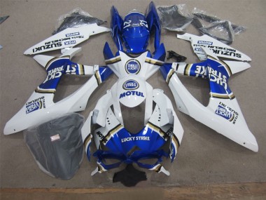 Suzuki GSXR 600 K8 2008-2010 - Blanco Lucky Strike Azul Motul