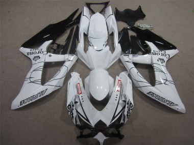 Suzuki GSXR 600 K8 2008-2010 - Blanco Negro Corona Extra Motul