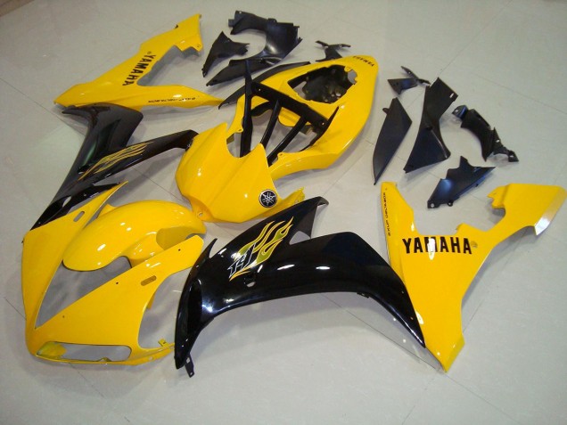 Yamaha R1 2004-2006 - Amarillo Negro Llama