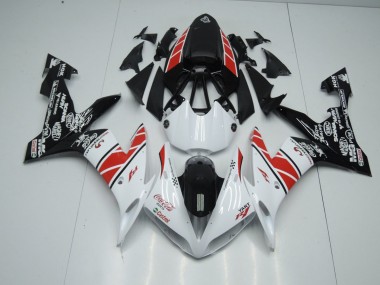 Yamaha R1 2004-2006 - Blanco Negro Pegatinas