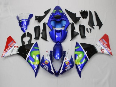 Yamaha R1 2012-2014 - Azul Blanco Negro Rojo