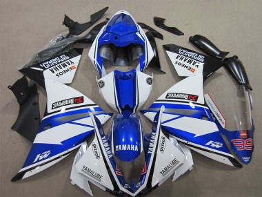 Yamaha R1 2012-2014 - Azul Blanco Pizzoli