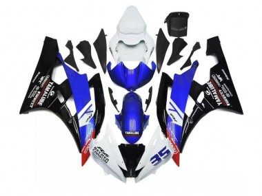 Yamaha R6 2006-2007 - Azul Blanco