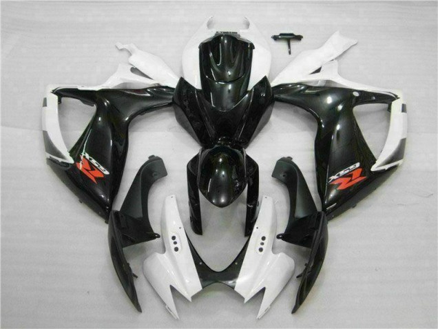 Suzuki GSXR 600 / 750 K6 2006-2007 - Blanco Negro